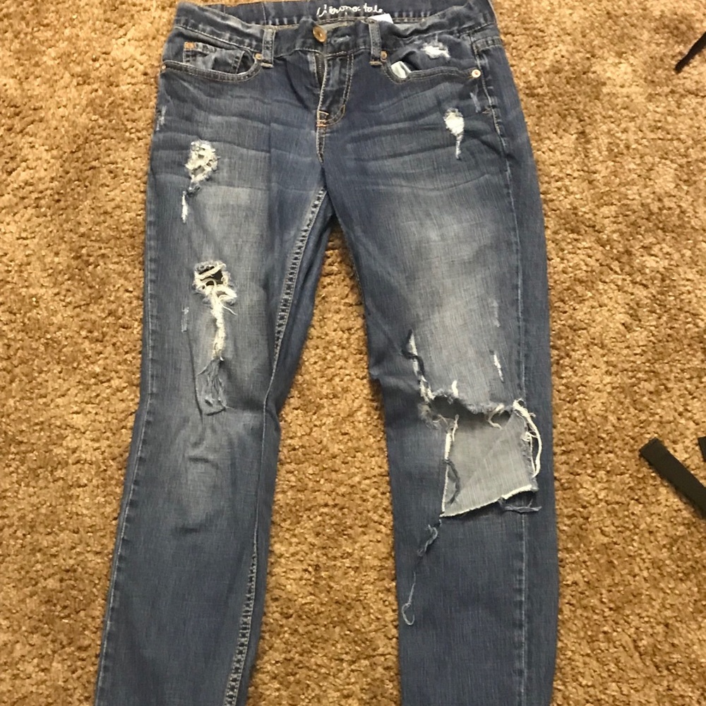 Ripped Boyfriend Jeans